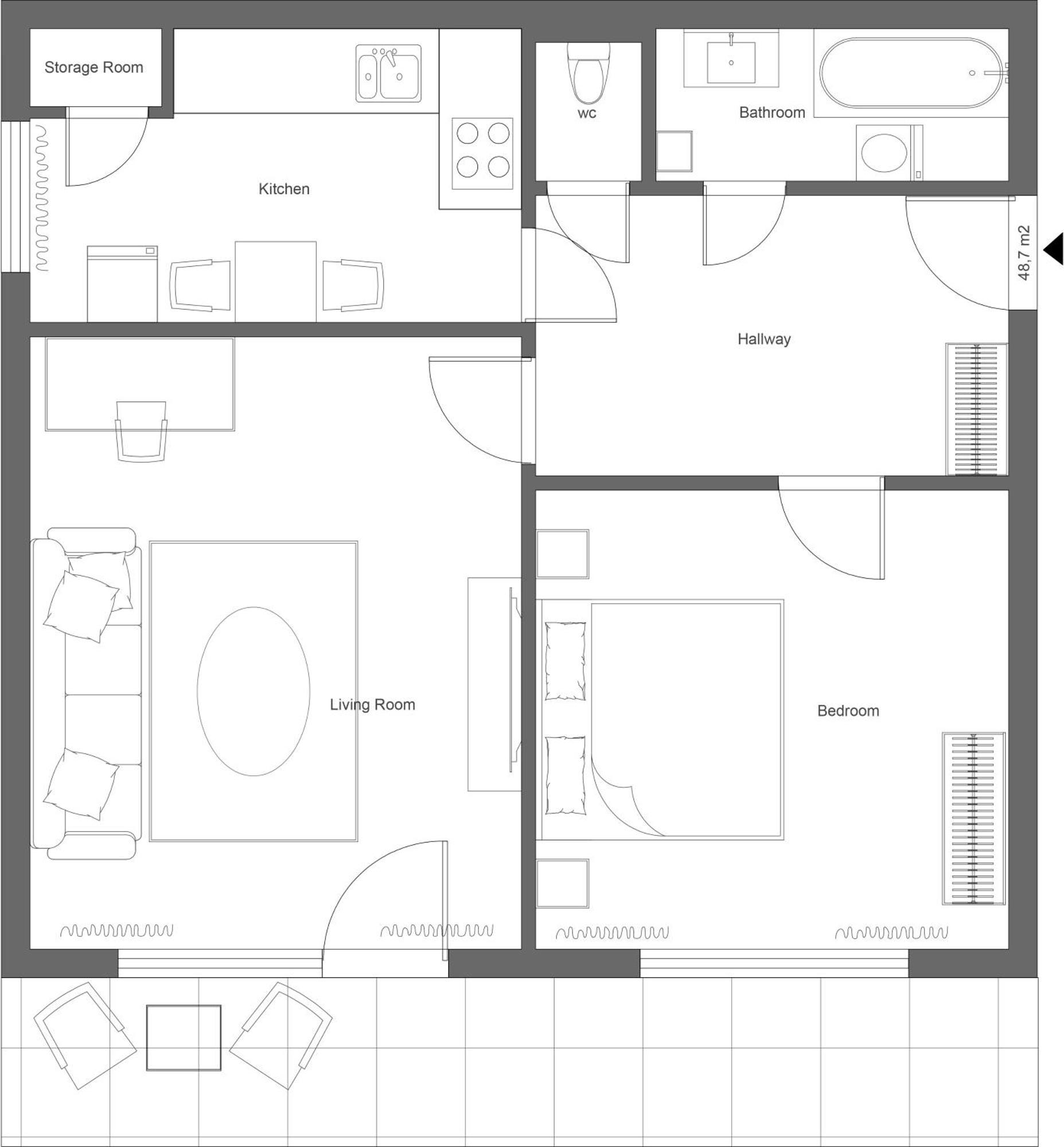 New Colorful Apartment With Big Balcony Bratislava Extérieur photo
